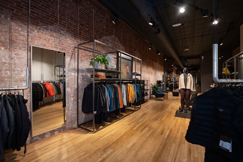 Arc'Teryx Opens its First Rebird Service Center in New York City 547 broadway DWR upcycled product care repairs refurbished opening news