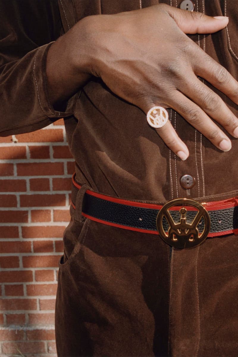 A$AP Ferg Devoni Belt Brand Machine-A ASAP Red Monster 100 % Italian Leather Bettas Vegan Accessories Release Information First Look Brand