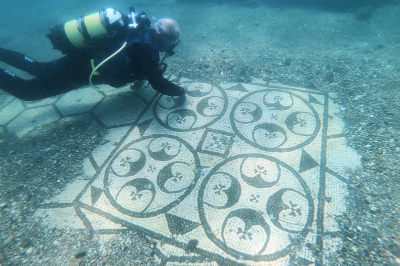 Ancient Roman City Baiae Underwater Archaeological Park