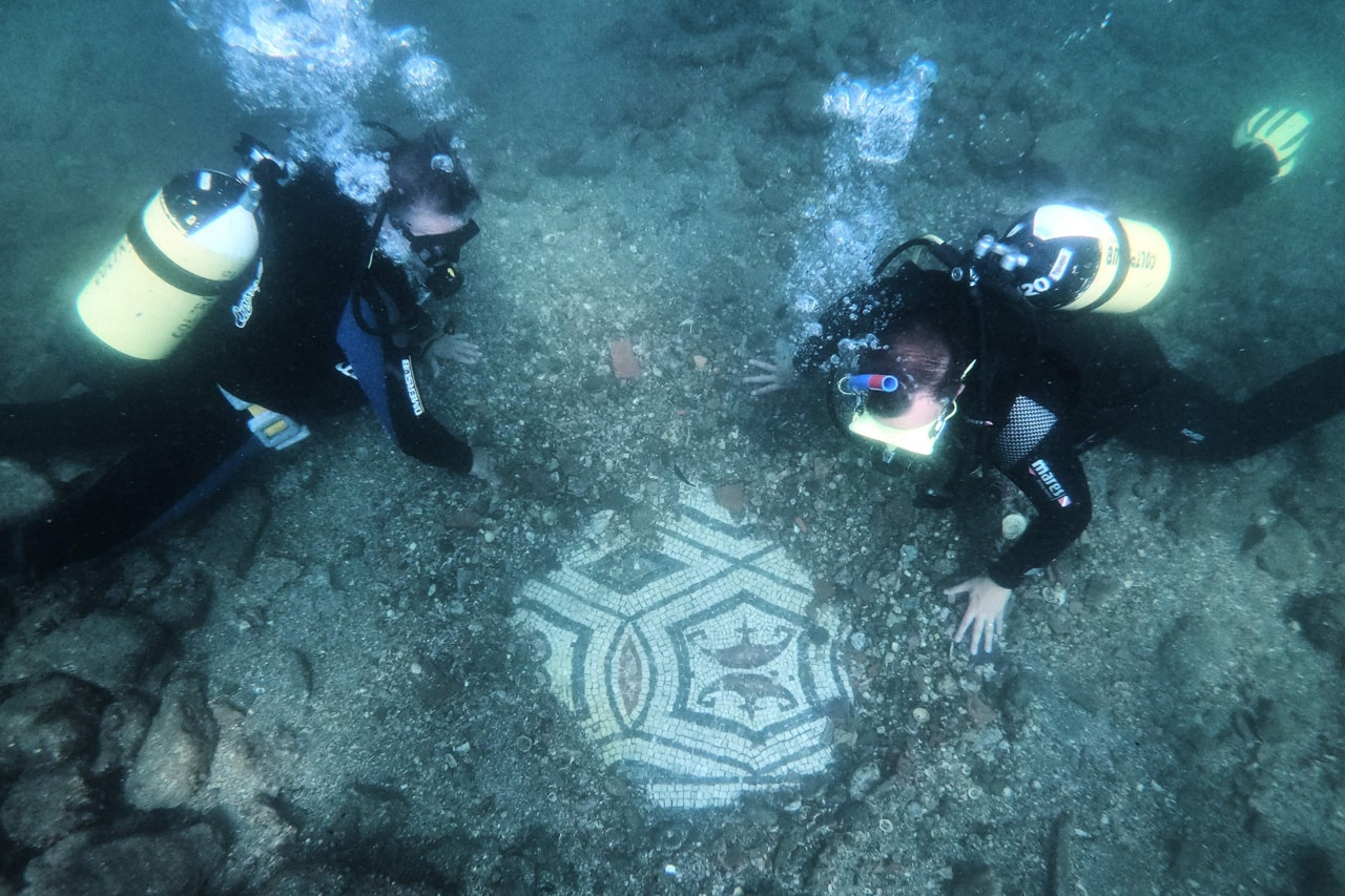 Ancient Roman City Baiae Underwater Archaeological Park