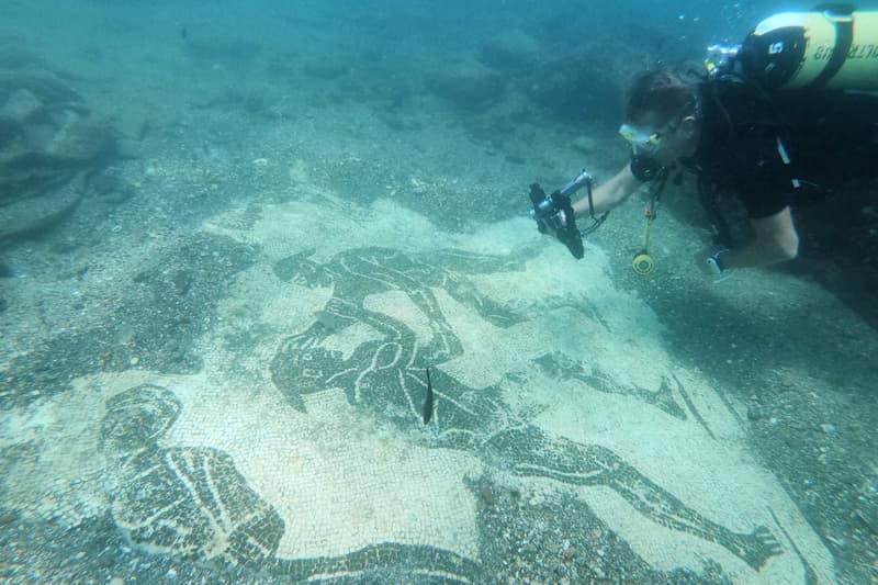 Ancient Roman City Baiae Underwater Archaeological Park