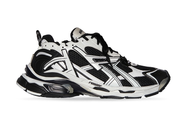 Balenciaga Drops Its Runner Sneaker in a Clean "Black/White" Colorway