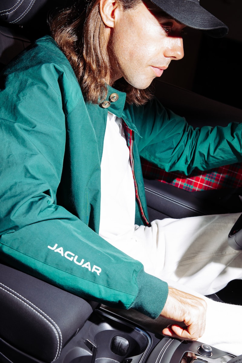 baracuta jaguar e-pace hybrid automotive fashion motor car vehicle samutaro curator digital pioneer europe journey milan fashion week 2022