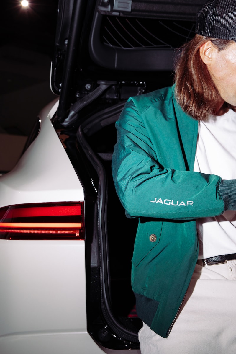 baracuta jaguar e-pace hybrid automotive fashion motor car vehicle samutaro curator digital pioneer europe journey milan fashion week 2022