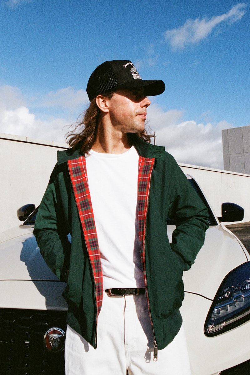 baracuta jaguar e-pace hybrid automotive fashion motor car vehicle samutaro curator digital pioneer europe journey milan fashion week 2022