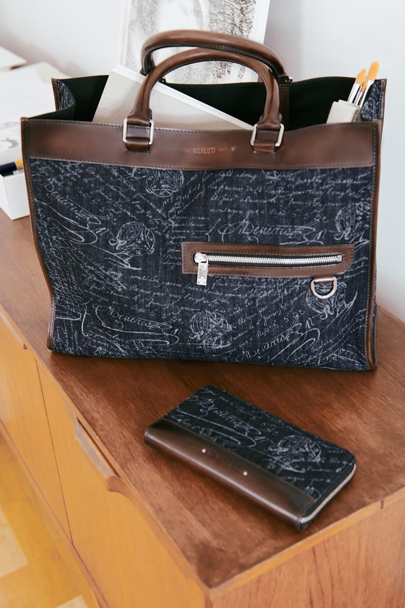 Berluti denim Japan Ginza tokyo capsule collection Tejumola Adenuga
