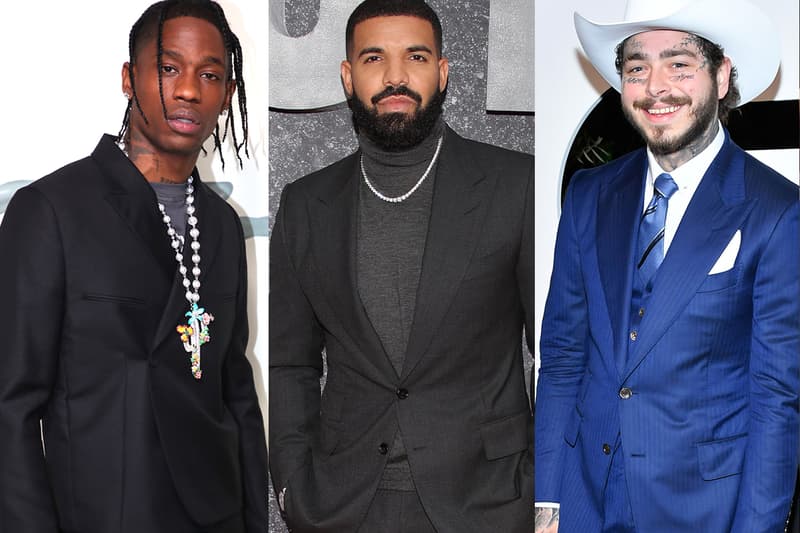 Best New Tracks Post Malone The Weeknd Drake travis scott amine curtis harding terrace martin rosalia charli xcx omar apollo kali uchis wande coal