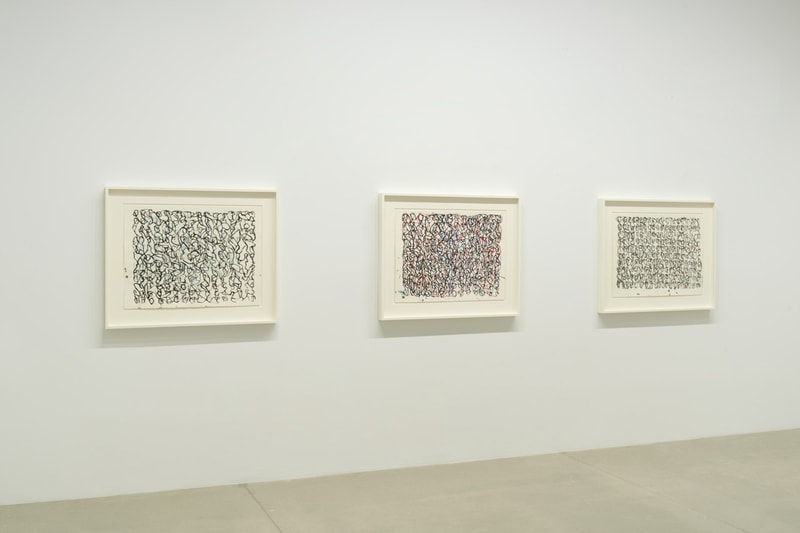 Brice Marden "These paintings are of themselves" Gagosian