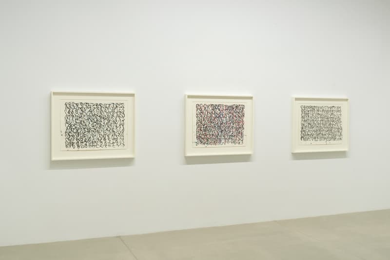 Brice Marden "These paintings are of themselves" Gagosian