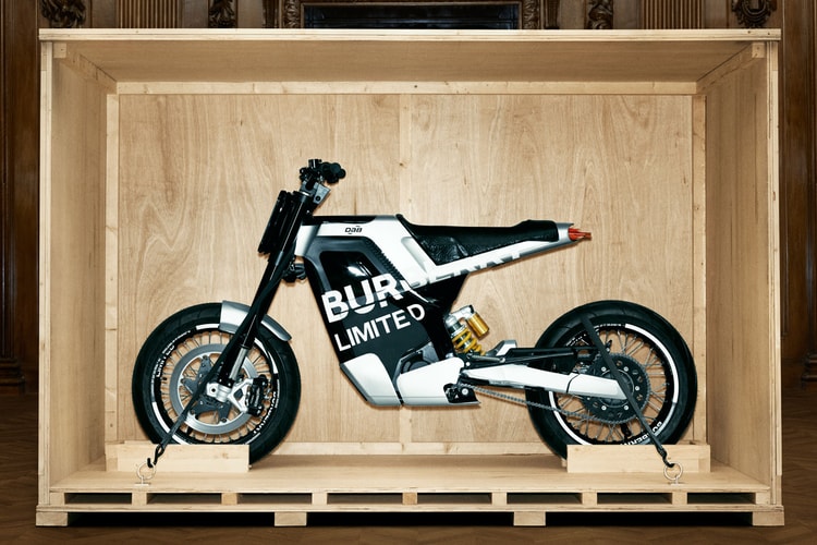 Burberry Unveils Collaborative Concept-E RS Motorcycle With DAB Motors