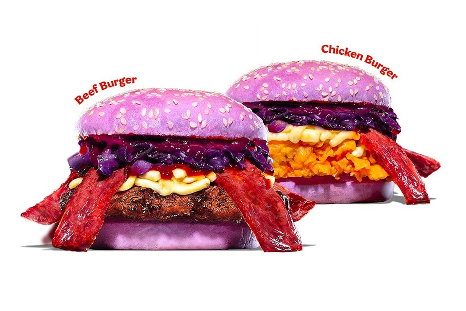 Burger King Indonesia S Purple Seoul Menu Hypebeast