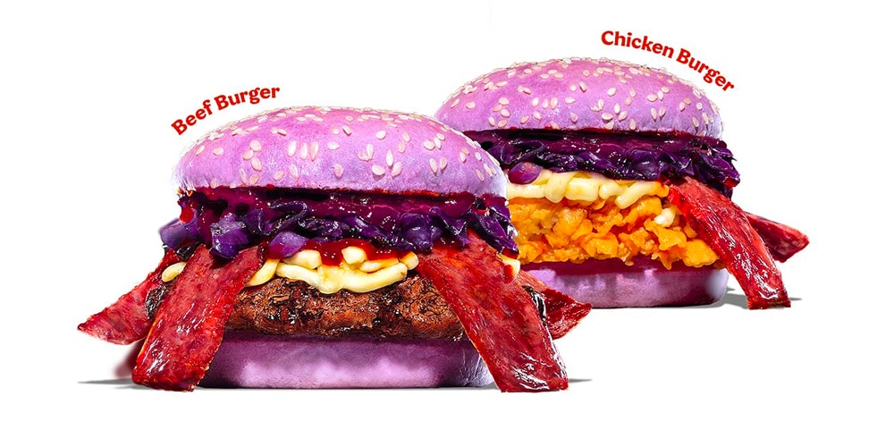 Burger King Indonesia Concocts a New 'Purple Seoul' Menu