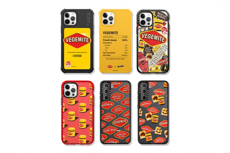 Vegemite x CASETiFY Co-Lab Release Information iPhone accessories 