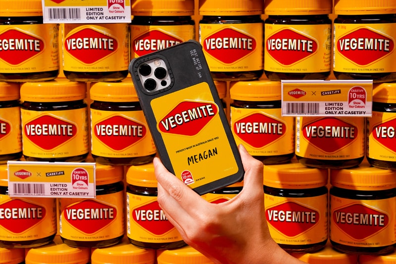 Vegemite x CASETiFY Co-Lab Release Information iPhone accessories 