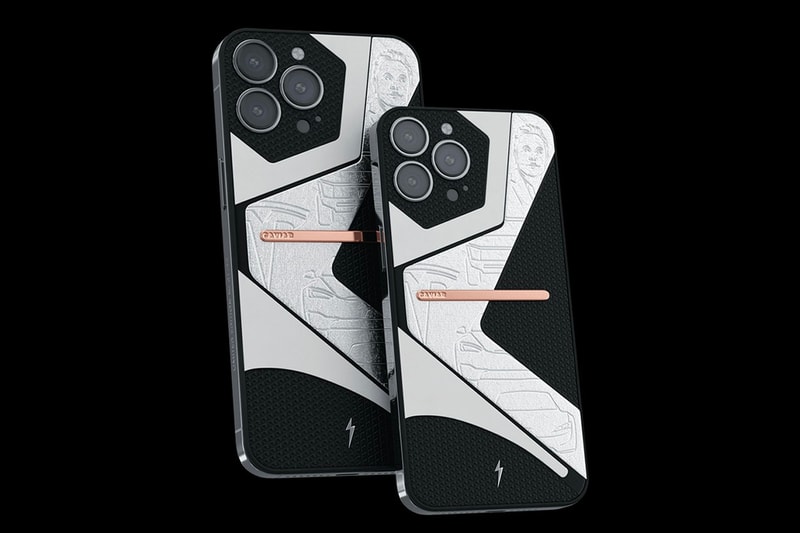 Caviar Releases iphone 13 Pro max made by melted tesla model 3 aluminium 99 pieces marble gold silver 27 elon musk bust release info