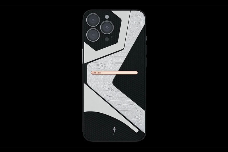 Caviar Releases iphone 13 Pro max made by melted tesla model 3 aluminium 99 pieces marble gold silver 27 elon musk bust release info