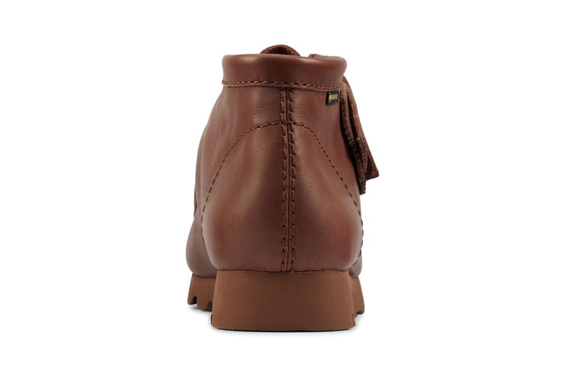 Clarks Originals Wallabee Boot GTX "Dark Tan" Leather release information water proof outerwear