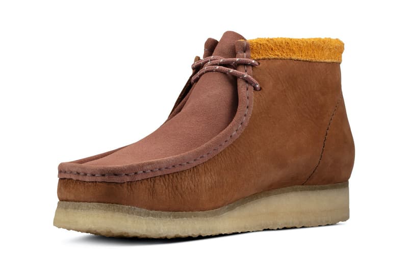 Clarks Originals Wallabee Boot Multicolour Suede brown orange