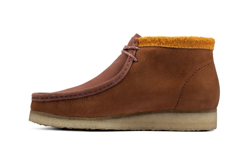 Clarks Originals Wallabee Boot Multicolour Suede brown orange