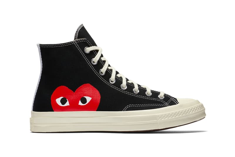 Converse "Holiday Heat" Restocks Drop A-COLD-WALL* Samuel Ross Comme des Garcons CDG Play Chuck Taylor All Star Peace & Unity Collection