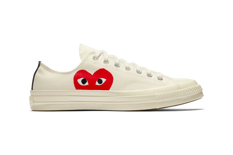 Converse "Holiday Heat" Restocks Drop A-COLD-WALL* Samuel Ross Comme des Garcons CDG Play Chuck Taylor All Star Peace & Unity Collection