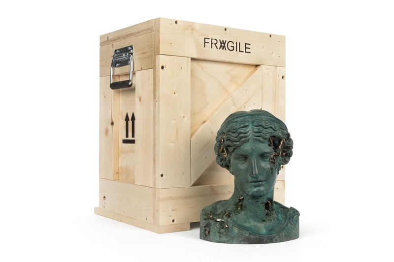 Daniel Arsham 'BRONZE ERODED MELPOMENE' Sculpture