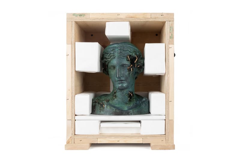 Daniel Arsham 'BRONZE ERODED MELPOMENE' Sculpture