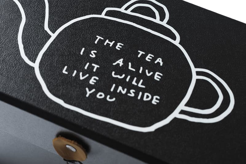 David Shrigley 'THE TEA IS ALIVE' Teapot Sculpture