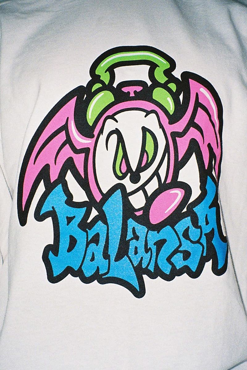 Domz Sound Shop balansa collaboration capsule collection graffiti white black south korea hong kong dog clock bat release info