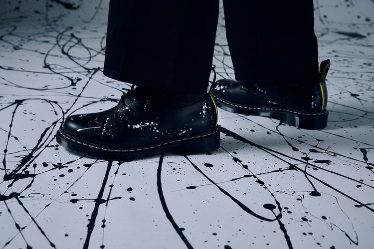 NEIGHBORHOOD Adds Paint Splatters to Two Dr. Martens Silhouettes