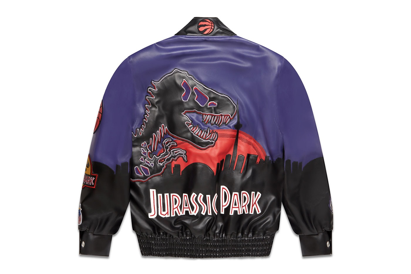 Drake's OVO and 'Jurassic Park' Link up for New Toronto Raptors Capsule Collection nba basketball fred van vleet og anunoby pascal siakam scotiabank centre 