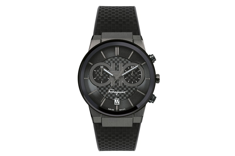Salvatore Ferragamo sapphire watches chronograph fall winter 2021 