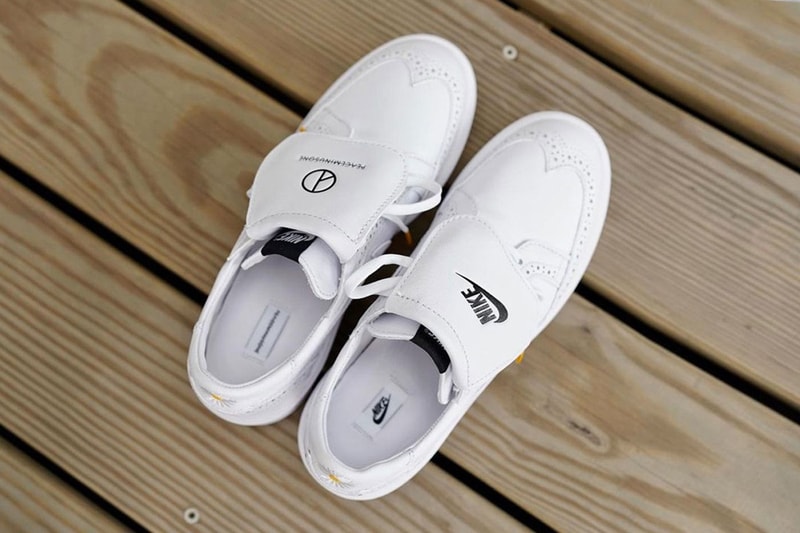 First Look at the PEACEMINUSONE x Nike Kwondo 1 Shoebox brogue punchole g-dragon 1988 designed tailored exclusively birth year swoosh release date info 