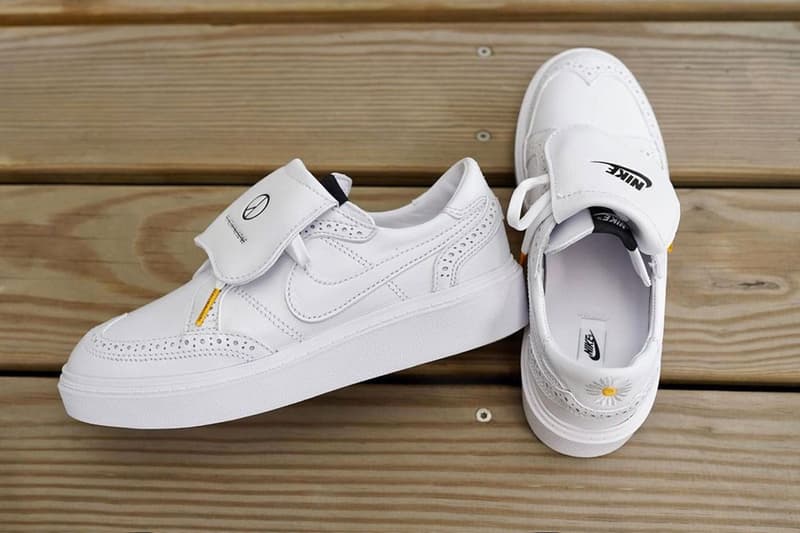 First Look at the PEACEMINUSONE x Nike Kwondo 1 Shoebox brogue punchole g-dragon 1988 designed tailored exclusively birth year swoosh release date info