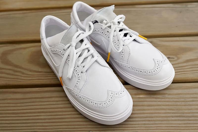 First Look at the PEACEMINUSONE x Nike Kwondo 1 Shoebox brogue punchole g-dragon 1988 designed tailored exclusively birth year swoosh release date info