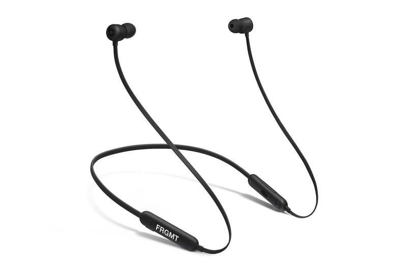 Beats flex and fragment design collaborate second monochromatic black drop hiroshi fujiwara beats x the vinyl 