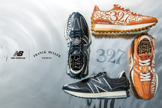 Franck Muller and New Balance Collide for "MS327" Watch-Inspired Sneakers