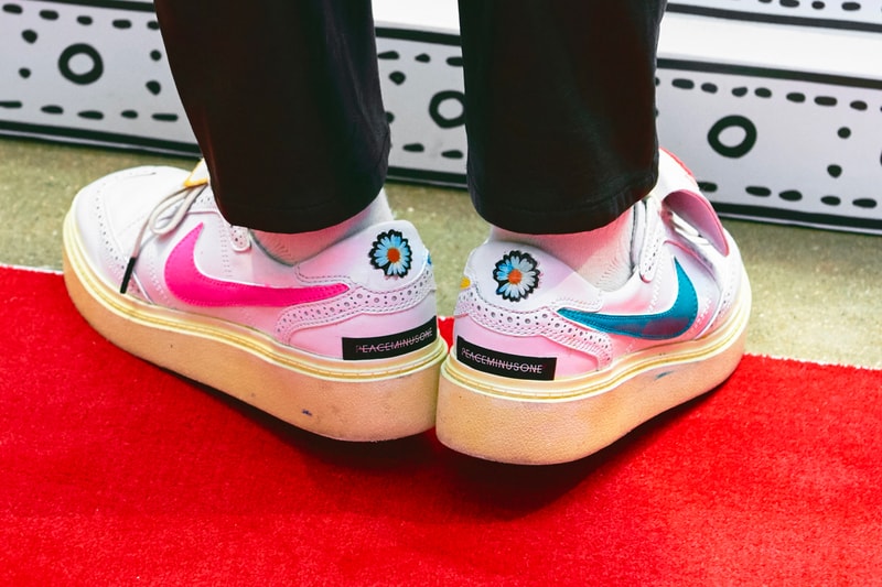 G-Dragon PEACEMINUSONE Nike Kwondo 1 Custom Closer Look