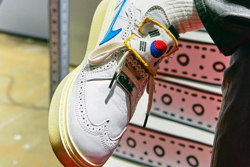 G-Dragon PEACEMINUSONE Nike Kwondo 1 Custom Closer Look