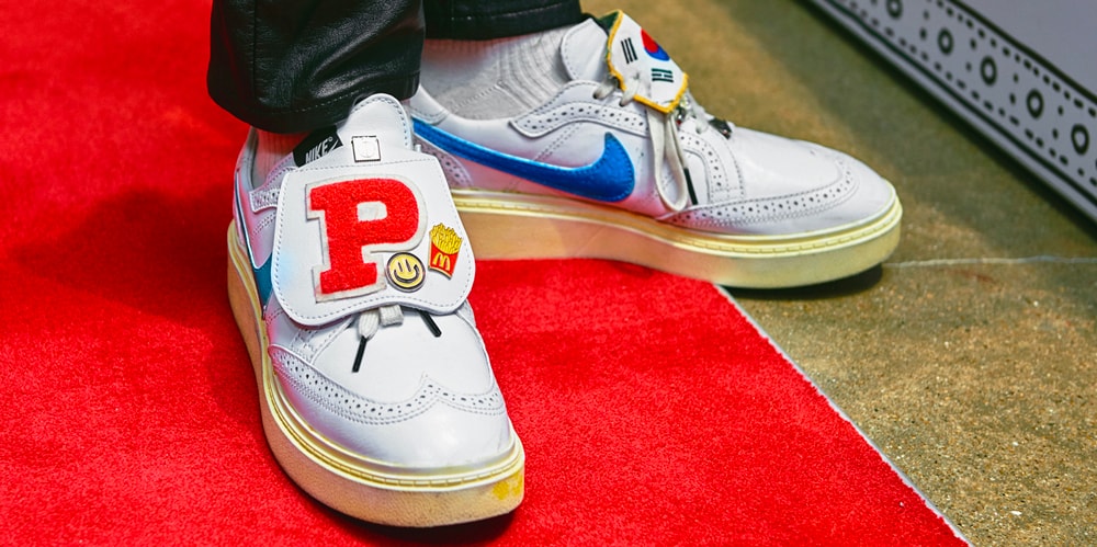 G-Dragon PEACEMINUSONE x Nike Kwondo 1 Custom Closer Look | Hypebeast