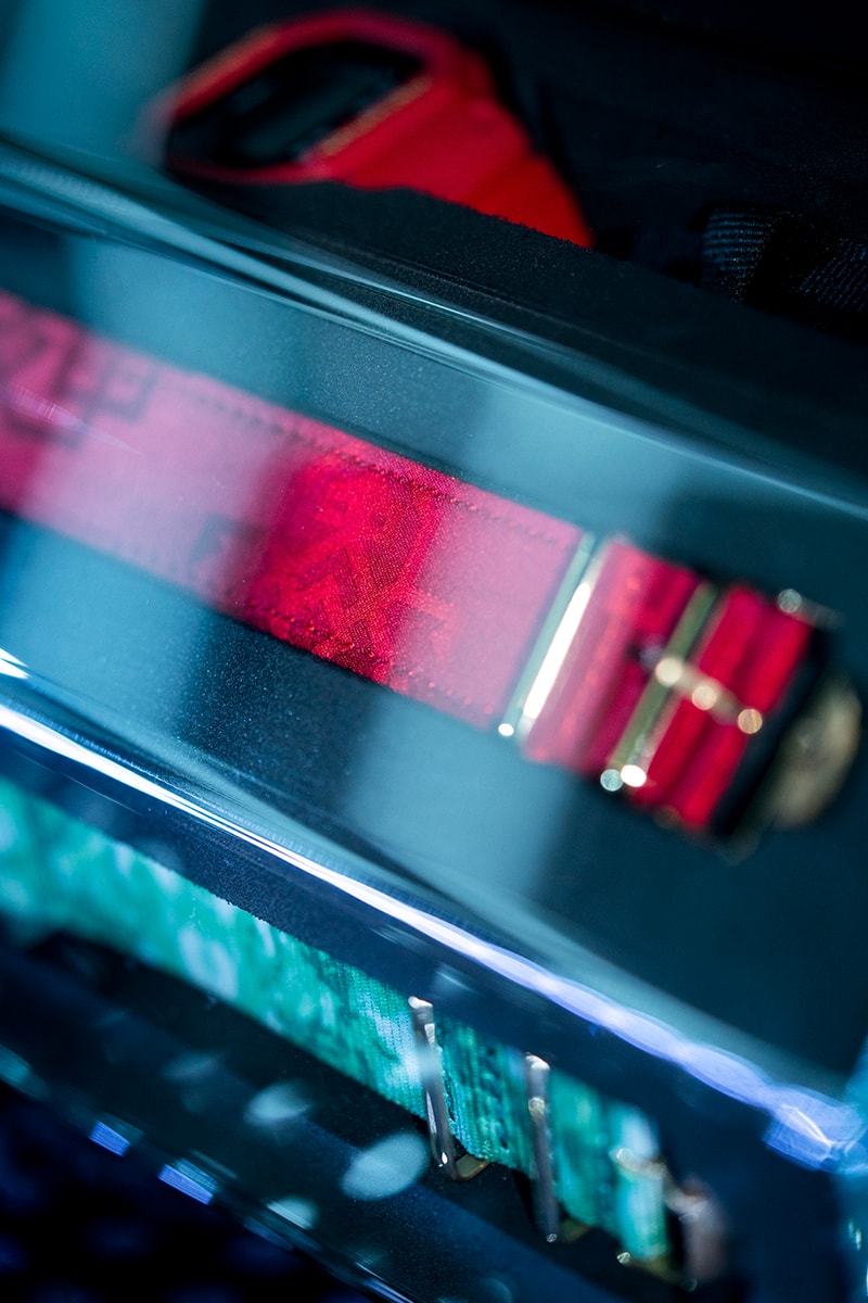 Casio G-Shock DW5600BBN CLOT collaboration timepiece watch 2012 2020 red gold chinese silk royale EL backlight  1987 20 bar water resistance nine interchangeable straps infinity theme yin yang silk november 26 juice release info