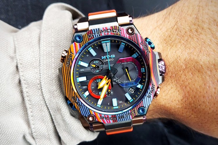 G-SHOCK Previews MTG-B2000XMG Rainbow Mountain