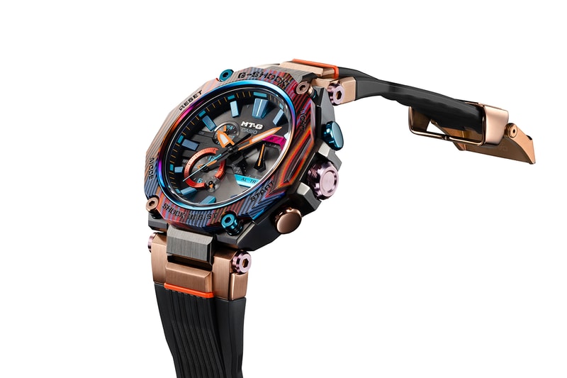 Rainbow Mountain G-SHOCK Introduces New Random Laminated Carbon And Glass Fibre Material