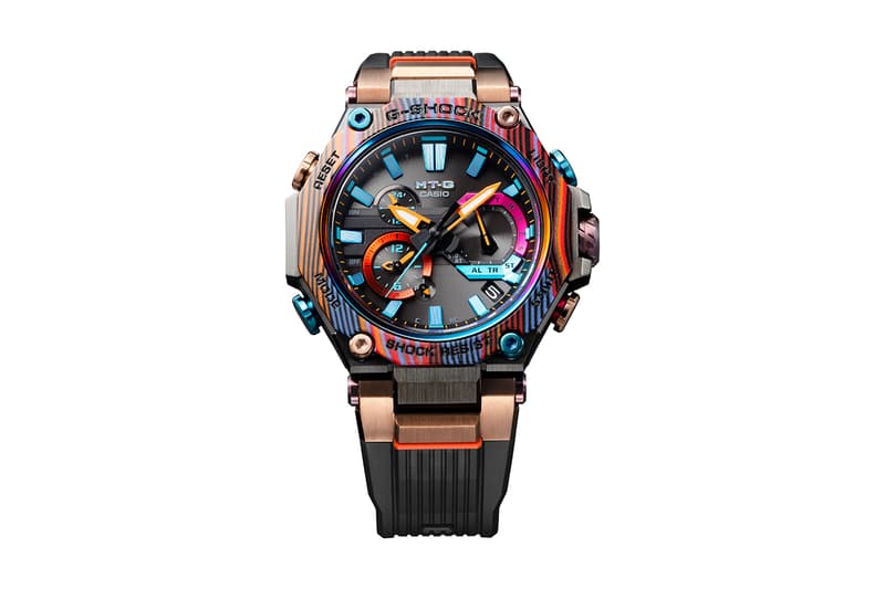 Rainbow Mountain G-SHOCK Introduces New Random Laminated Carbon And Glass Fibre Material