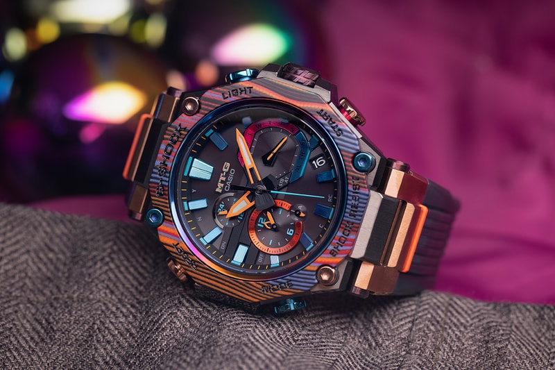 Rainbow Mountain G-SHOCK Introduces New Random Laminated Carbon And Glass Fibre Material