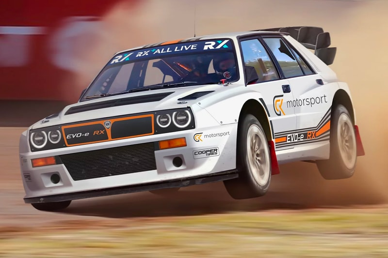 GCK Motorsport Evo-e Lancia Delta Integrale Evo II HF FIA World Rallycross Championship Electric Car Rally Racing 
