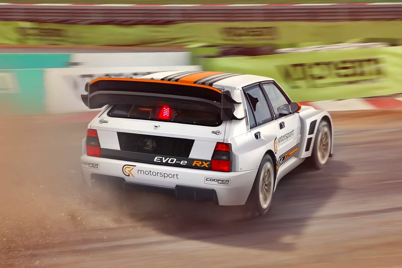 GCK Motorsport Evo-e Lancia Delta Integrale Evo II HF FIA World Rallycross Championship Electric Car Rally Racing 