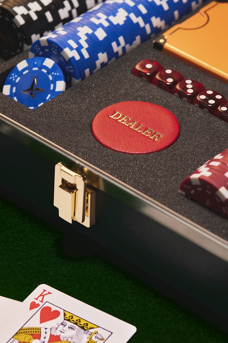 Globe-Trotter Centenary Poker Box Alessi Cocktail Set release home Italian British drinks Holidays design suitcases interior bartender cocktails games entertainment premium