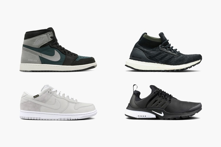 Prepare for Winter With the AJ1 Element Gore-Tex "Black Particle Grey" and Other Weatherproof Sneakers