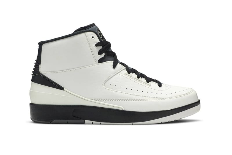 black and white jordan 2